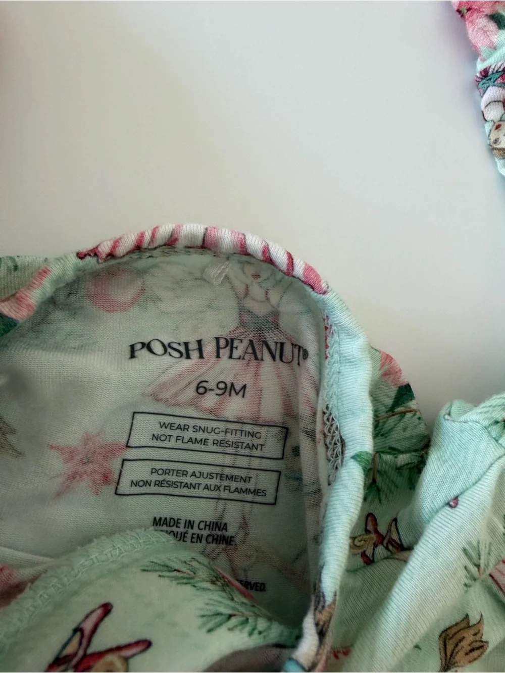 Posh Peanut Ballerina Fairies Ruffle Bamboo Footie Pajama Baby Girl 6-9 Months